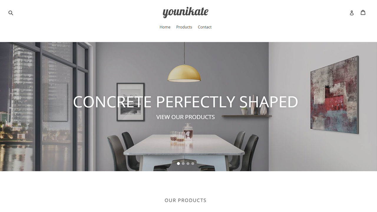 younikate - concrete perfectly shaped